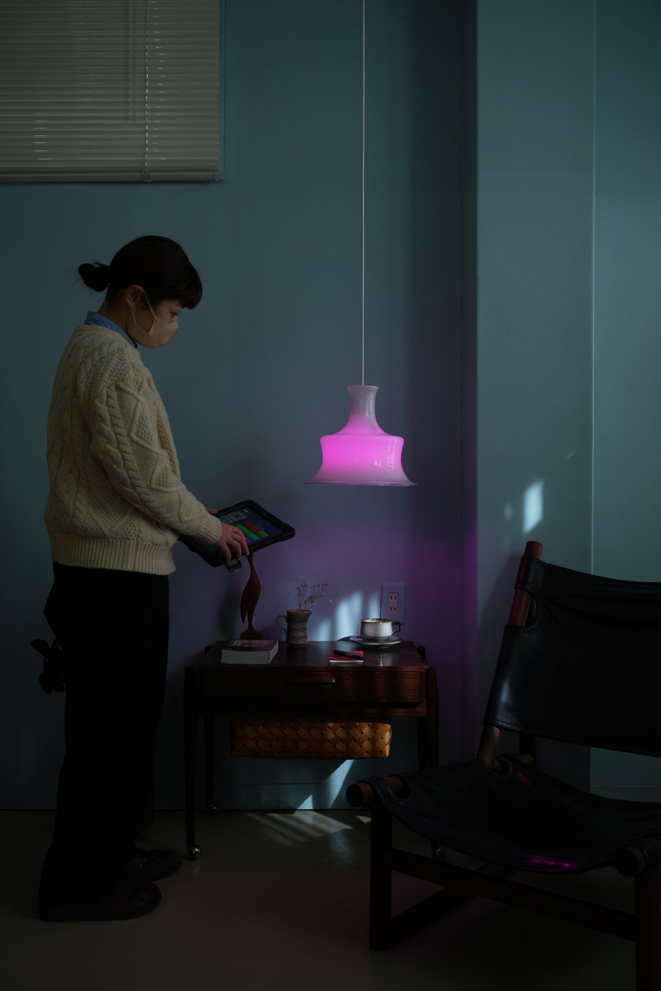 Holmegaard Pendant Light Sonate White/ホルムガード ペンダントライト ソナタ 照明 デンマークヴィンテージ