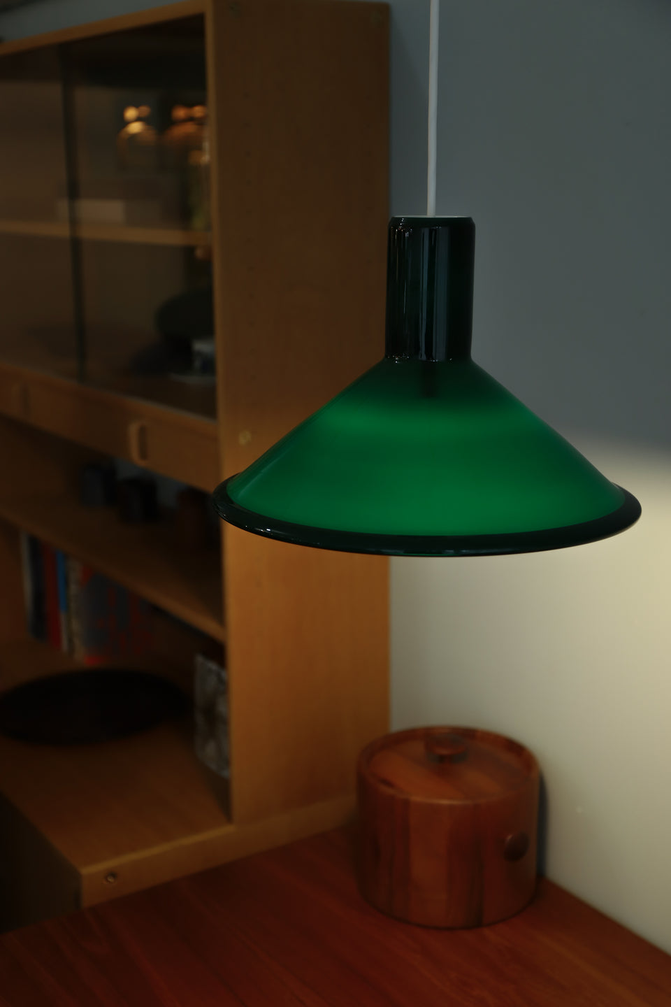 Holmegaard Pendant Light P&T Green Michael Bang/ホルムガード ペンダントライト マイケル・バング 照明 デンマークヴィンテージ