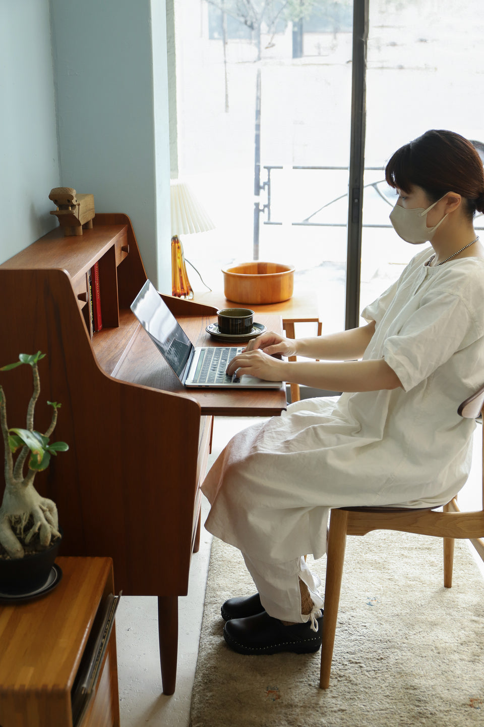 Writing Bureau Teakwood Danish Vintage/デンマークヴィンテージ ライティングビューロー デスク チーク材 北欧家具