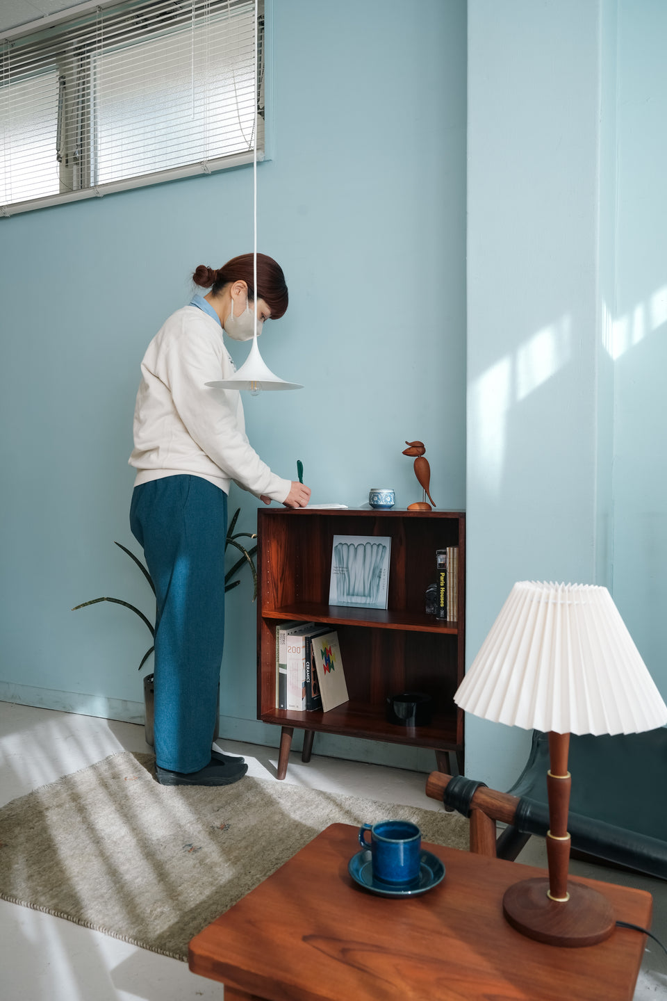 Rosewood Small Bookcase Danish Vintage/デンマークヴィンテージ スモールブックケース ローズウッド 本棚 北欧家具
