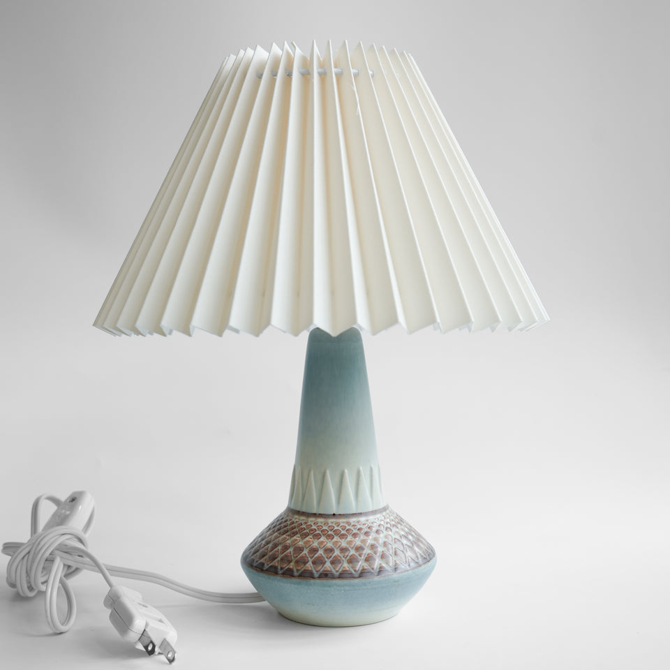 Soholm Table Lamp Model 926 Light Blue and Brown/テーブルランプ エイナー・ヨハンセン スーホルム デンマークヴィンテージ