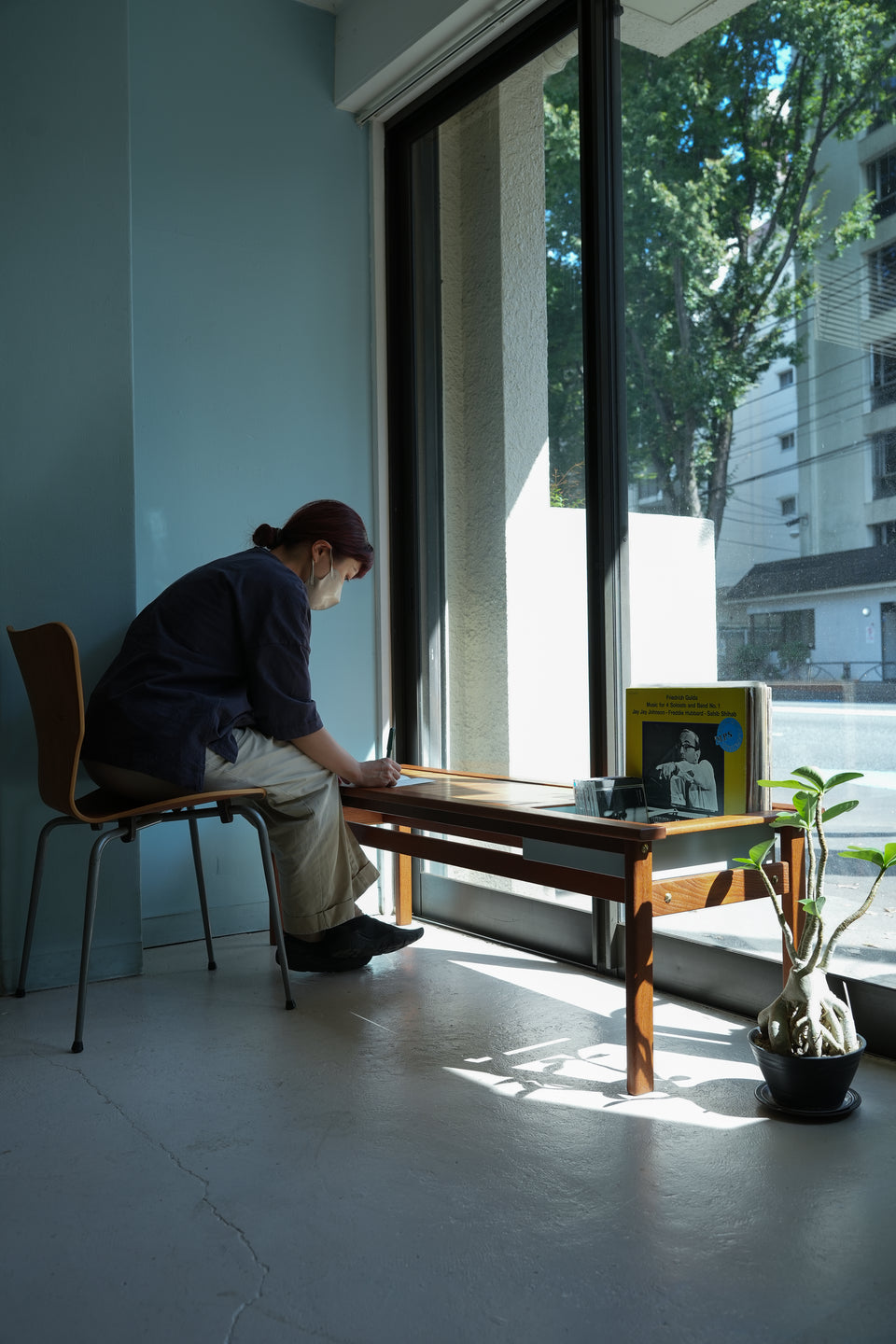 Swedish Vintage Coffee Table “Florida” Ingvar Andersson/スウェーデンヴィンテージ コーヒーテーブル プランター付き 北欧家具