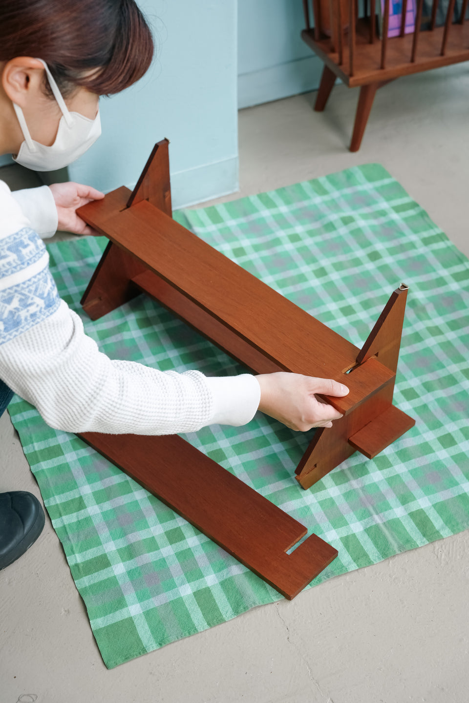 Teak Wall Shelf Scandinavian Vintage/北欧ヴィンテージ ウォールシェルフ チーク材