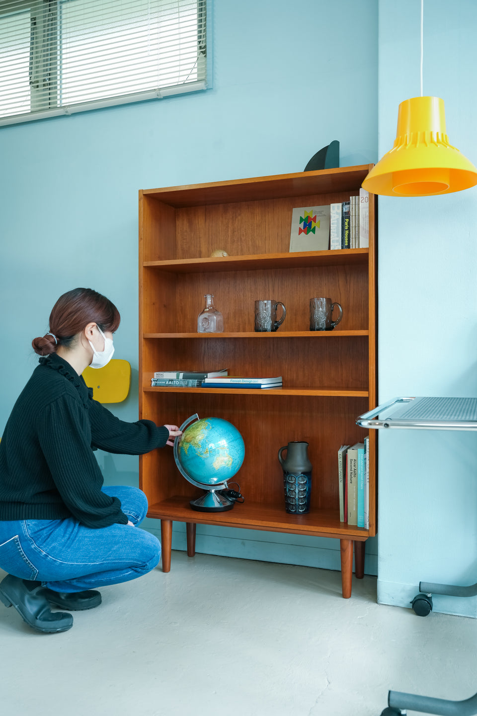 Teak Bookcase Shelf Danish Vintage/デンマークヴィンテージ ブックケース シェルフ チーク材