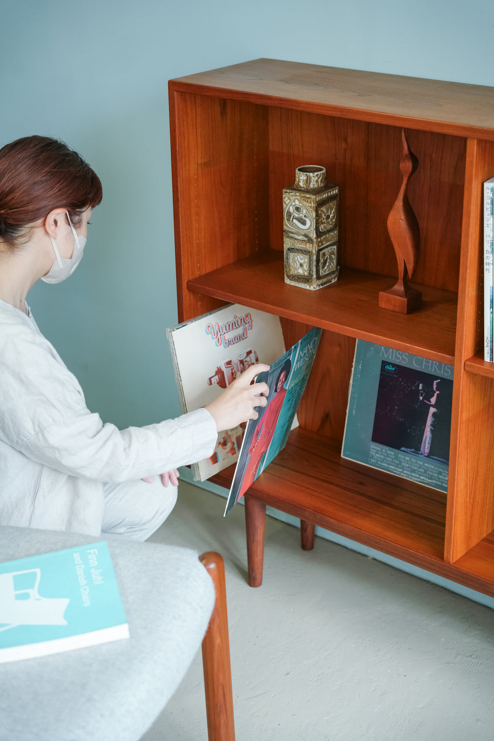 Teakwood Bookcase Shelf Danish Vintage/デンマークヴィンテージ ブックケース シェルフ チーク材