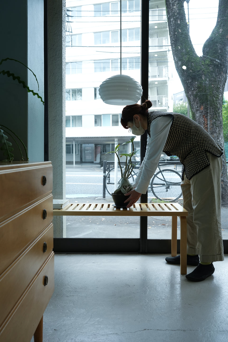 artek Bench 153A Alvar Aalto/アルテック ベンチ スリットタイプ ナチュラルラッカー アルヴァ・アアルト 北欧家具