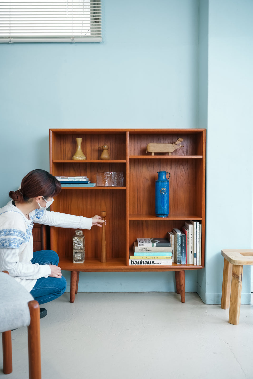 Danish Vintage Teak Bookcase/デンマークヴィンテージ ブックケース 本棚 チーク材