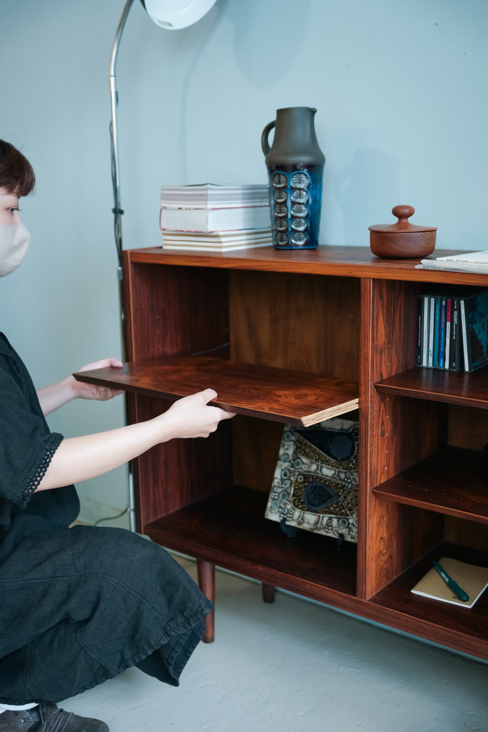 Danish Vintage Rosewood Bookcase Hundevad&Co./デンマークヴィンテージ ブックケース 本棚 ローズウッド材