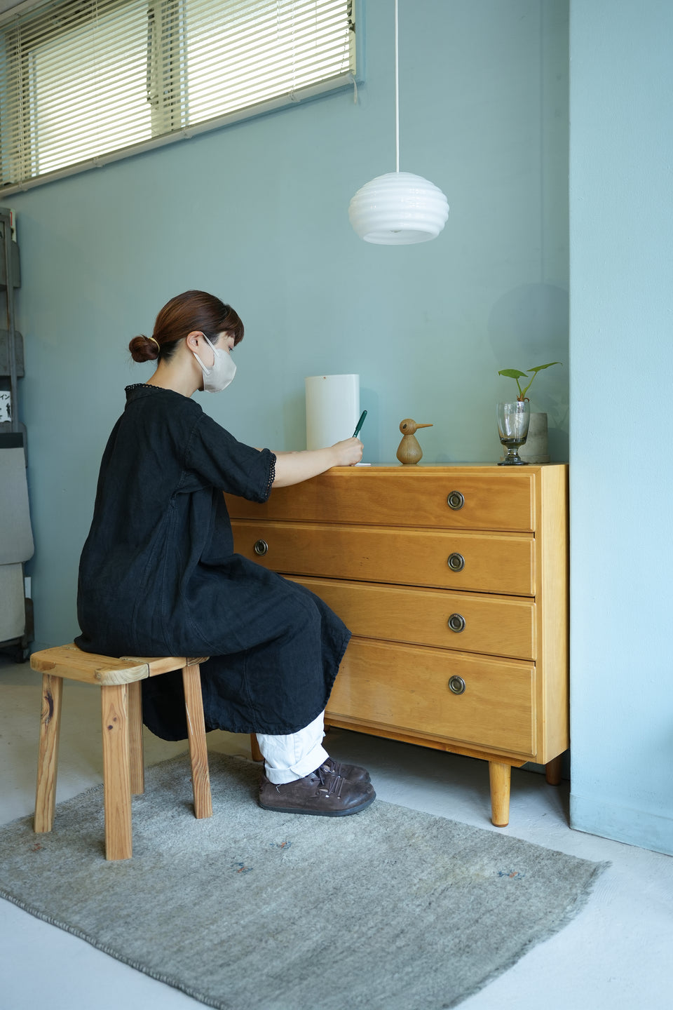 Finnish Vintage Asko Anjala 4drawer Chest Olli Borg/フィンランドヴィンテージ アスコ 4段チェスト オッリ・ボルグ 北欧家具
