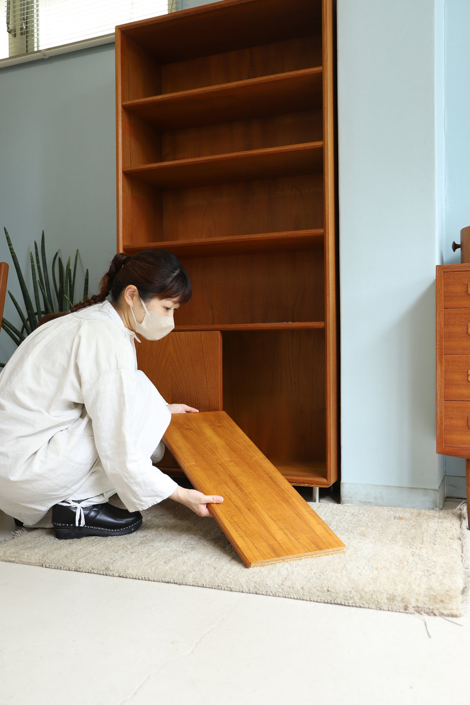 Danish Vintage Teakwood Bookcase/デンマークヴィンテージ ブックケース 本棚 チーク材 北欧家具