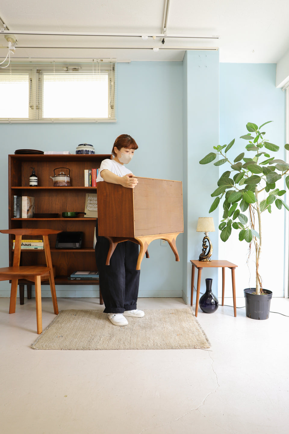 US Midcentury Vintage Night Stand Cabinet/アメリカヴィンテージ ナイトスタンド サイドテーブル サイドテーブル キャビネット ミッドセンチュリー