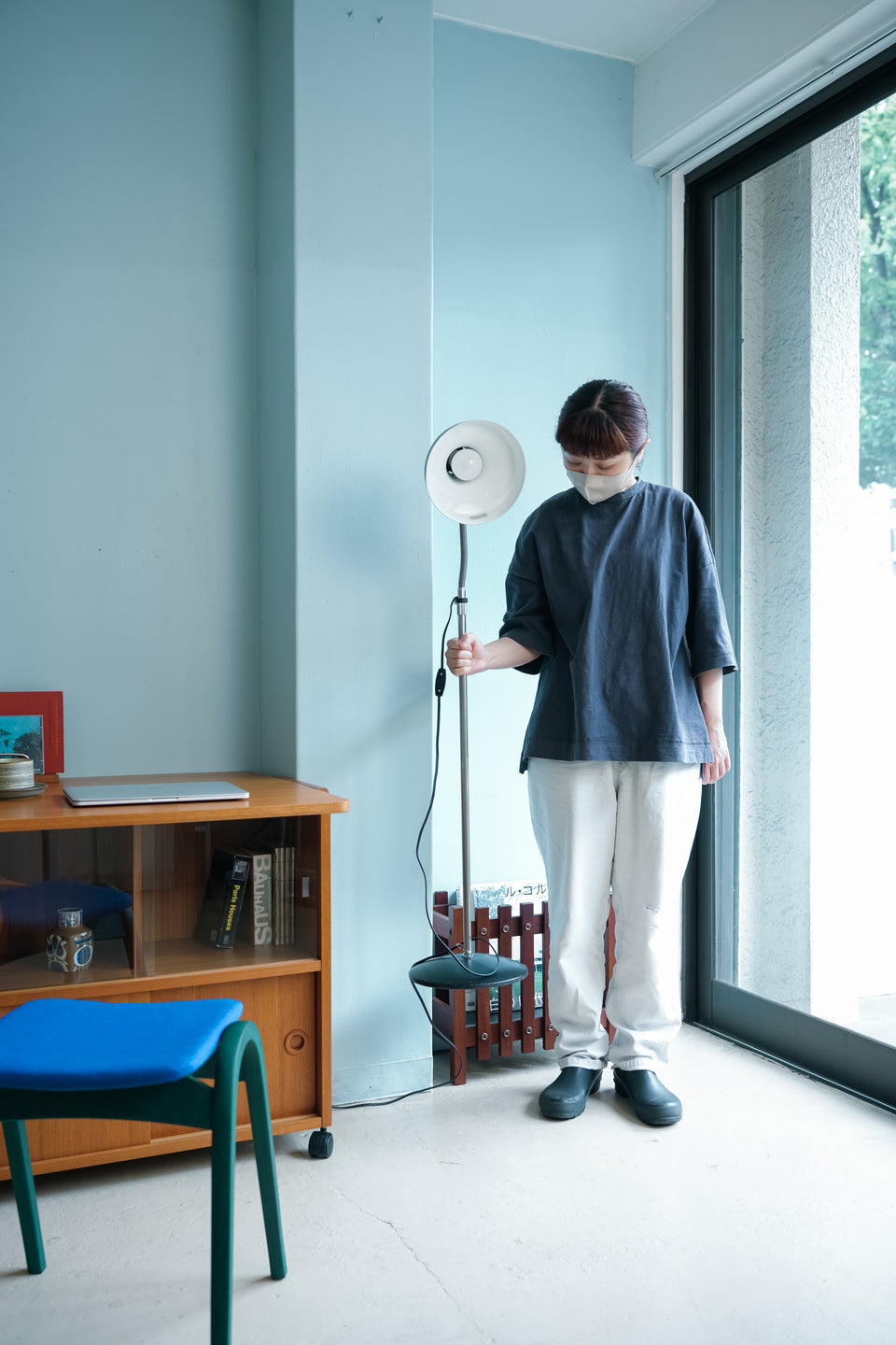 Japanese Vintage Adjustable Floor Stand Light/ジャパンヴィンテージ フロアスタンドライト