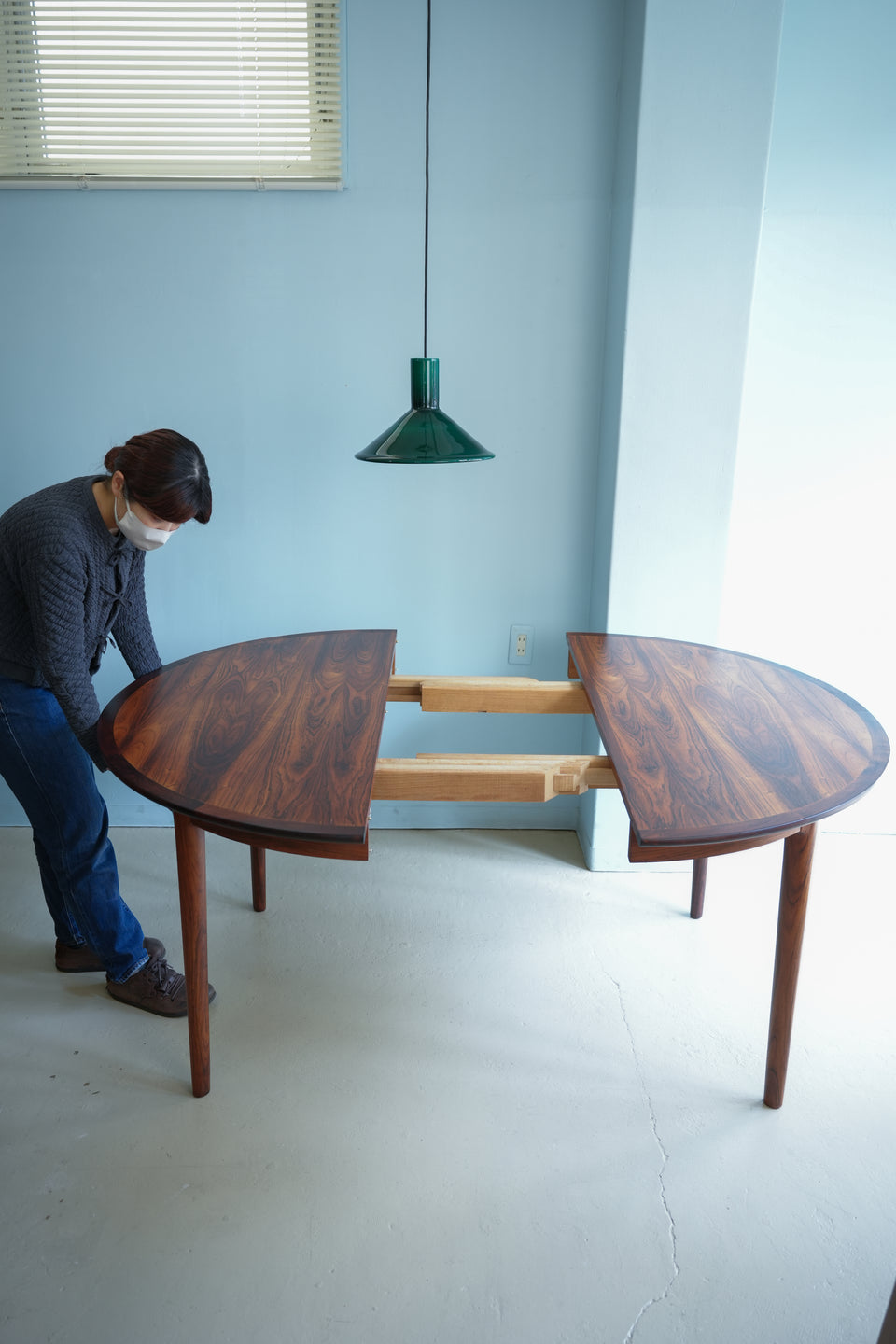 Norway Vintage Bruksbo Darby Extension Dining Table Torbjørn Afdal/ノルウェーヴィンテージ ブルクスボ エクステンションダイニングテーブル トールビョルン・アフダル ローズウッド材