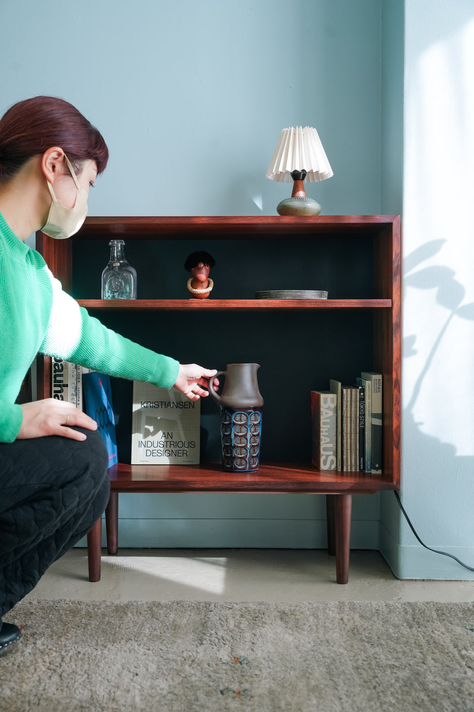 Small Bookcase Rosewood Danish Vintage/デンマークヴィンテージ スモールブックケース 本棚 ローズウッド 北欧家具