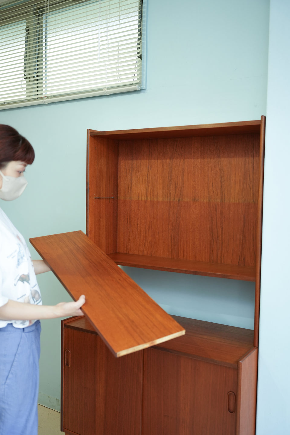 Swedish Vintage Bookcase Cabinet Teakwood/スウェーデンヴィンテージ ブックケース キャビネット チーク材 北欧家具
