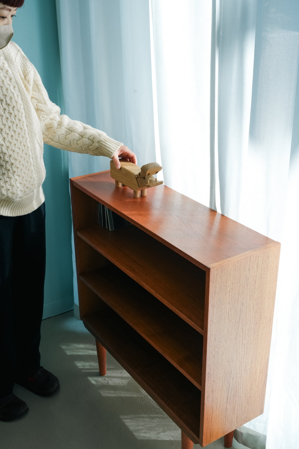 Teak Small Bookcase Danish Vintage/デンマークヴィンテージ スモールブックケース 本棚 チーク材 北欧家具