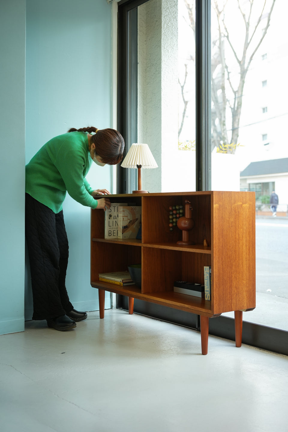 Teakwood Low Bookcase Danish Vintage/デンマークヴィンテージ ブックケース 本棚 北欧家具