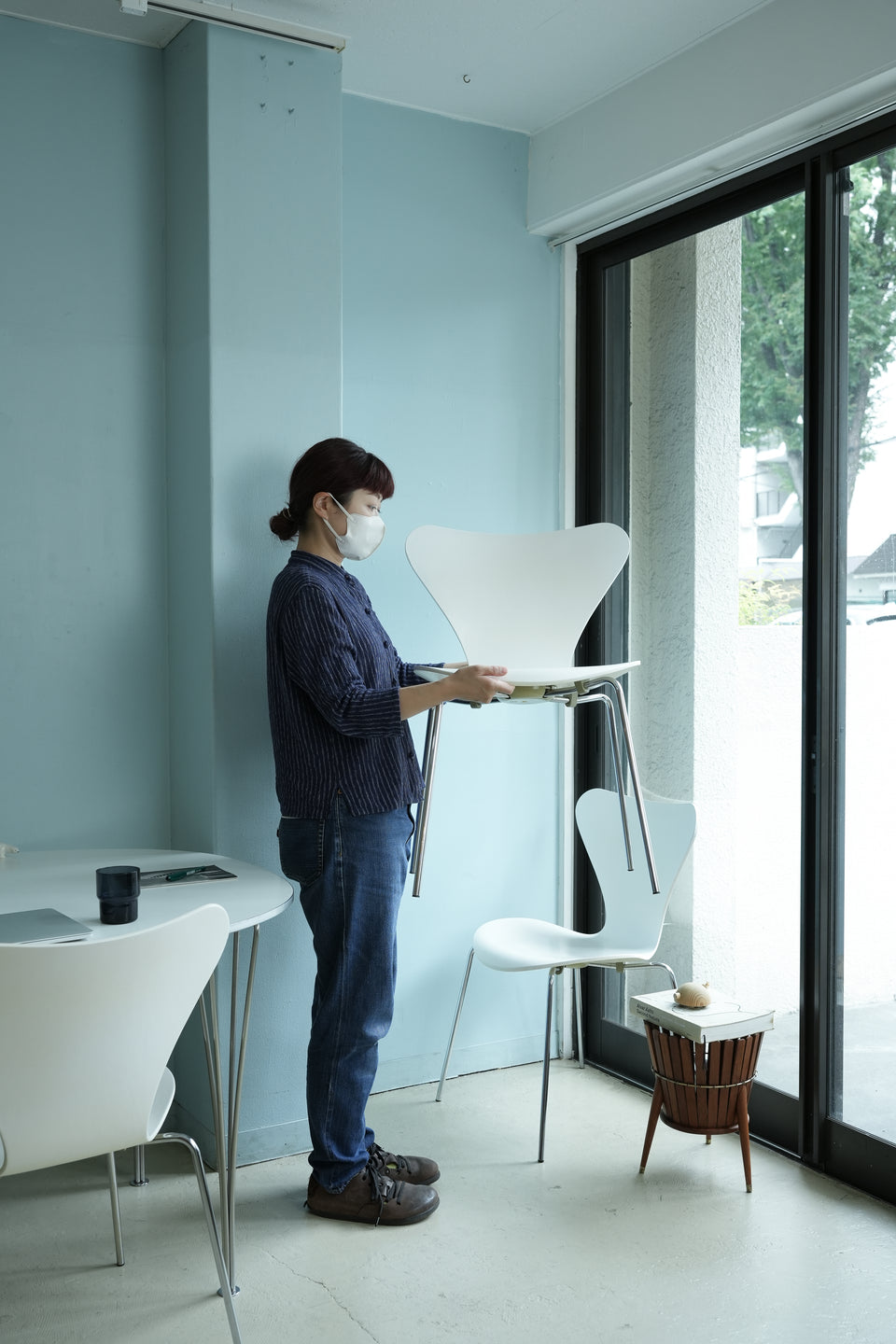 Fritz Hansen Series 7 Chair White Arne Jacobsen Vintage/フリッツハンセン セブンチェア ラッカーホワイト アルネ・ヤコブセン