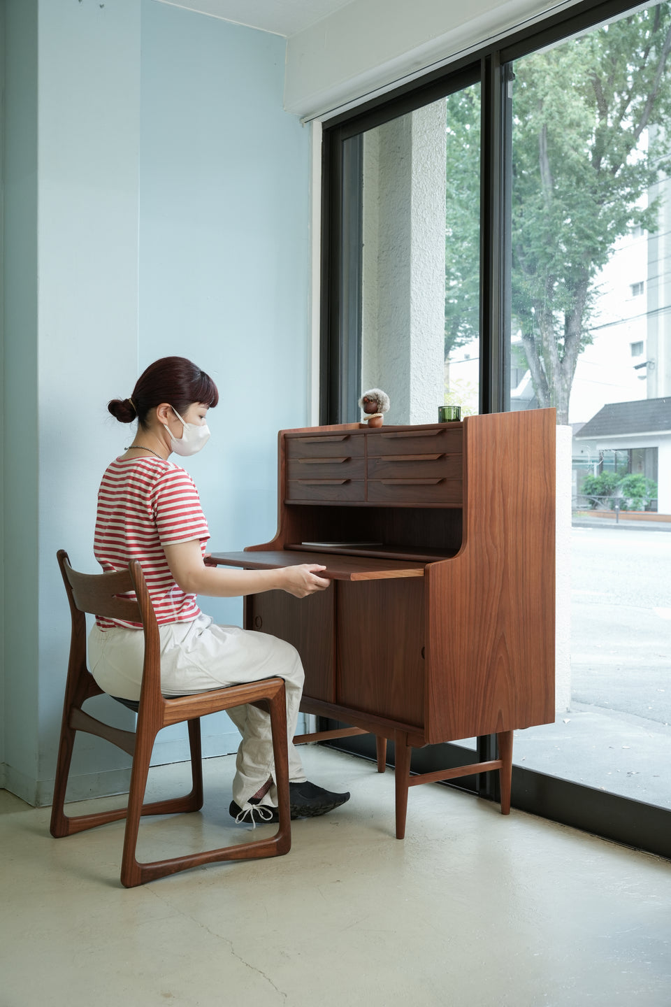 Teakwood Writing Bureau Danish Vintage/デンマークヴィンテージ ライティングビューロー チーク材
