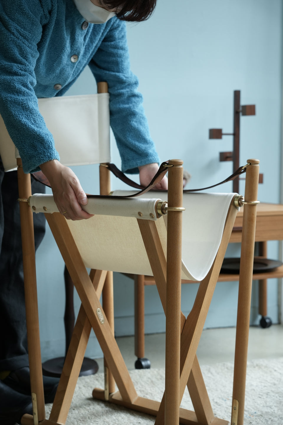 Danish Vintage Mogens Koch Folding Chair MK16 Interna/デンマークヴィンテージ モーエンス・コッホ フォールディングチェア インテルナ