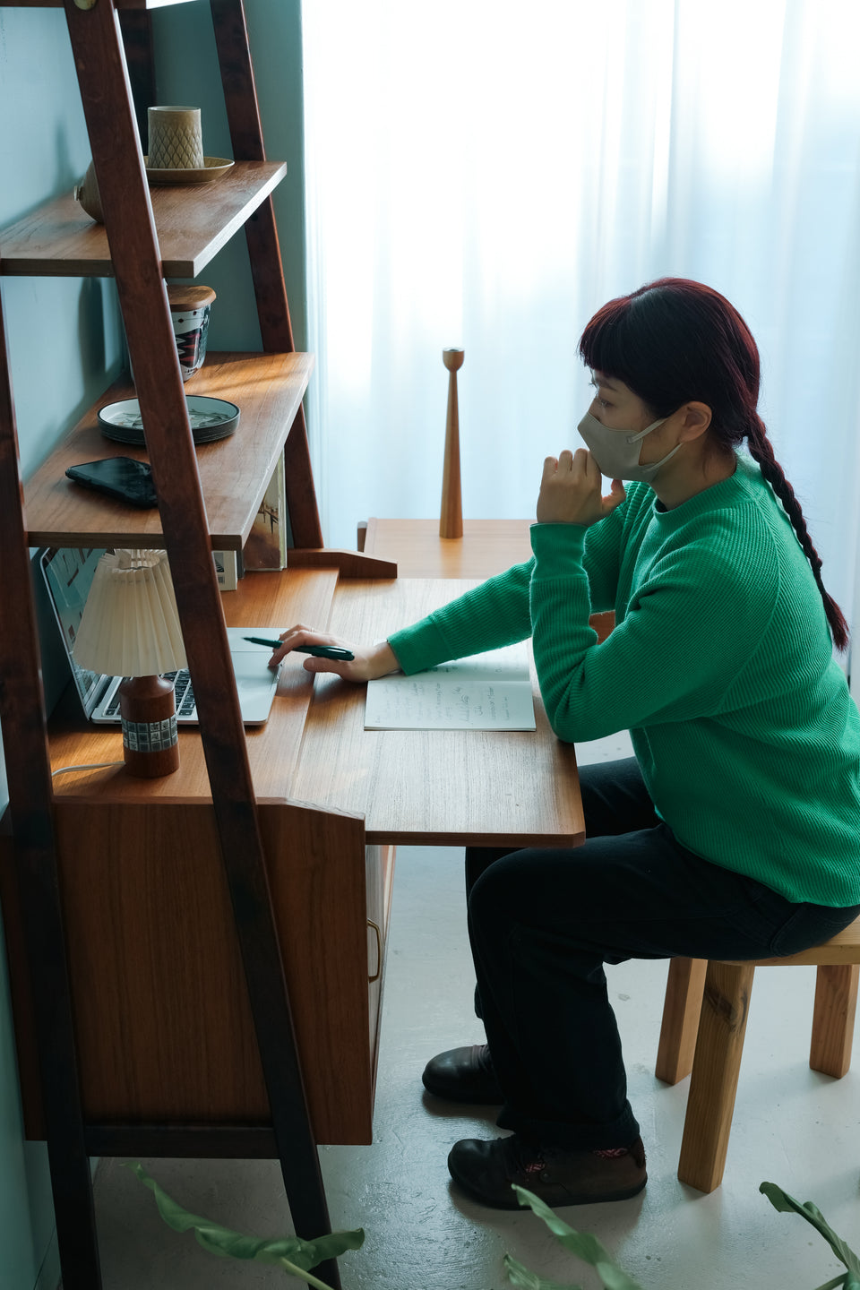 Swedish Vintage Open Shelf Bureau/スウェーデンヴィンテージ オープンシェルフ ビューロー 本棚 北欧家具