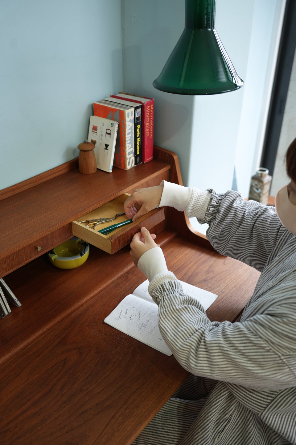 デンマークヴィンテージ ライティングビューロー 北欧家具