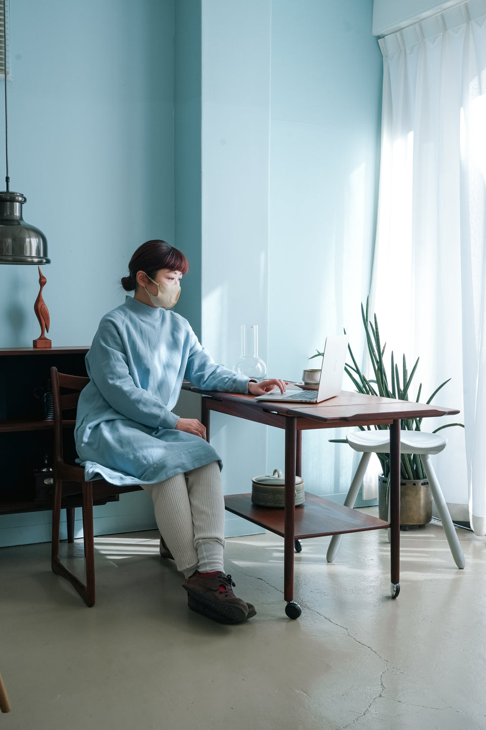 Danish Vintage Extension Trolley Table Rosewood Teakwood/デンマークヴィンテージ エクステンション トロリー テーブル ローズウッド チーク 北欧家具