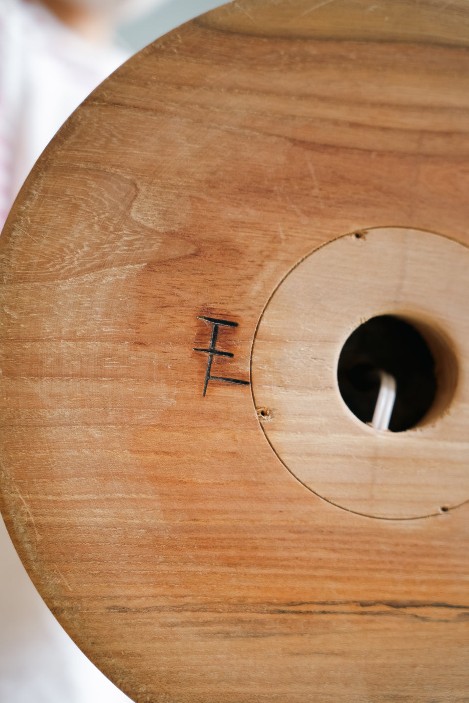 Danish Vintage Oak Solid Wood Floor Stand Light/デンマークヴィンテージ フロアスタンドライト オーク材
