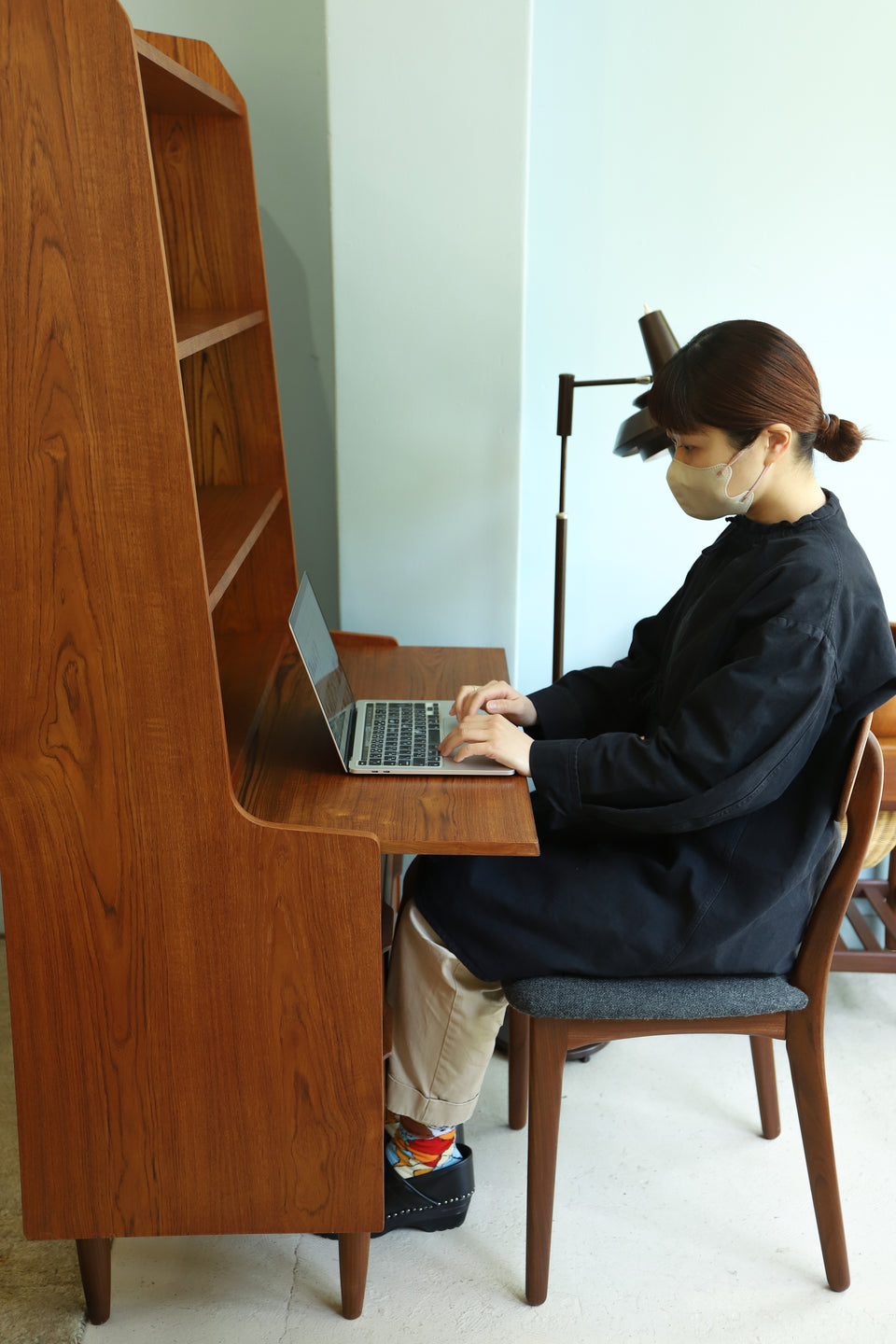 Danish Vintage Writing Bureau Bookcase/デンマークヴィンテージ ライティングビューロー 本棚 北欧家具