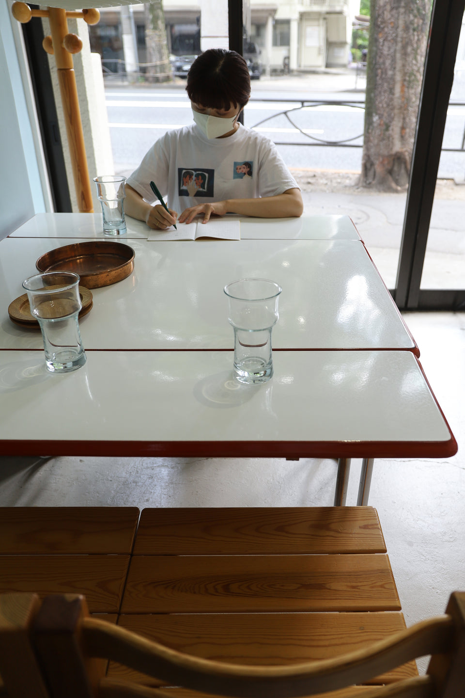 US Vintage Enamel Top Extension Kitchen Table/アメリカヴィンテージ エナメルトップ キッチンテーブル エクステンション