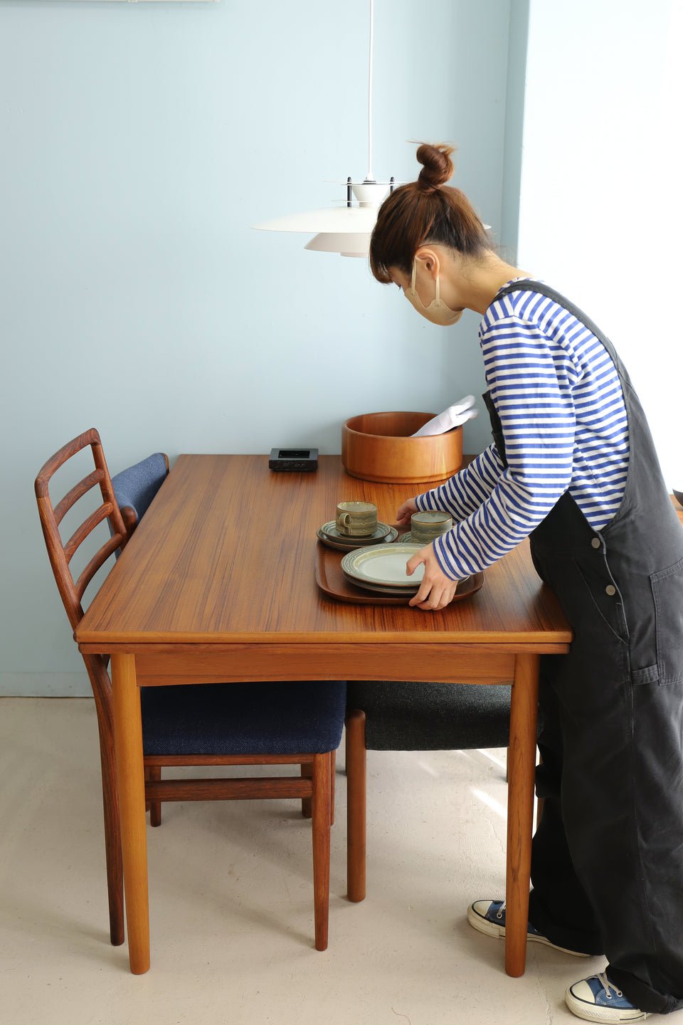 Teak Extension Dining Table Danish Vintage/デンマークヴィンテージ エクステンション ダイニングテーブル 北欧家具