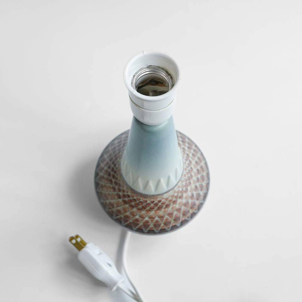 Soholm Table Lamp Model 926 Light Blue and Brown/テーブルランプ エイナー・ヨハンセン スーホルム デンマークヴィンテージ