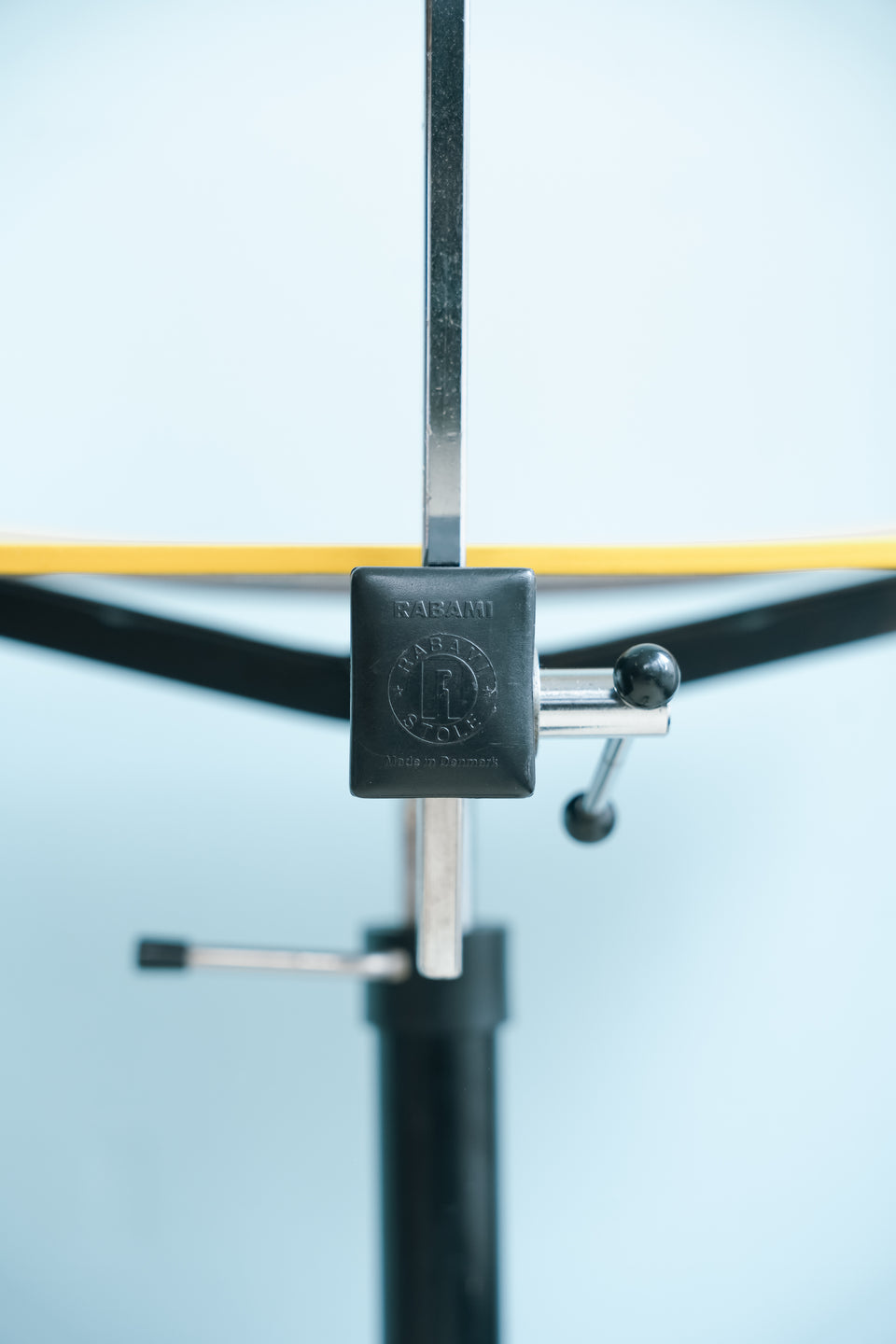 Vintage Rabami Chair STOLE-112 Yellow/デンマークヴィンテージ ラバミ キャスターチェア4本脚 北欧デザイン