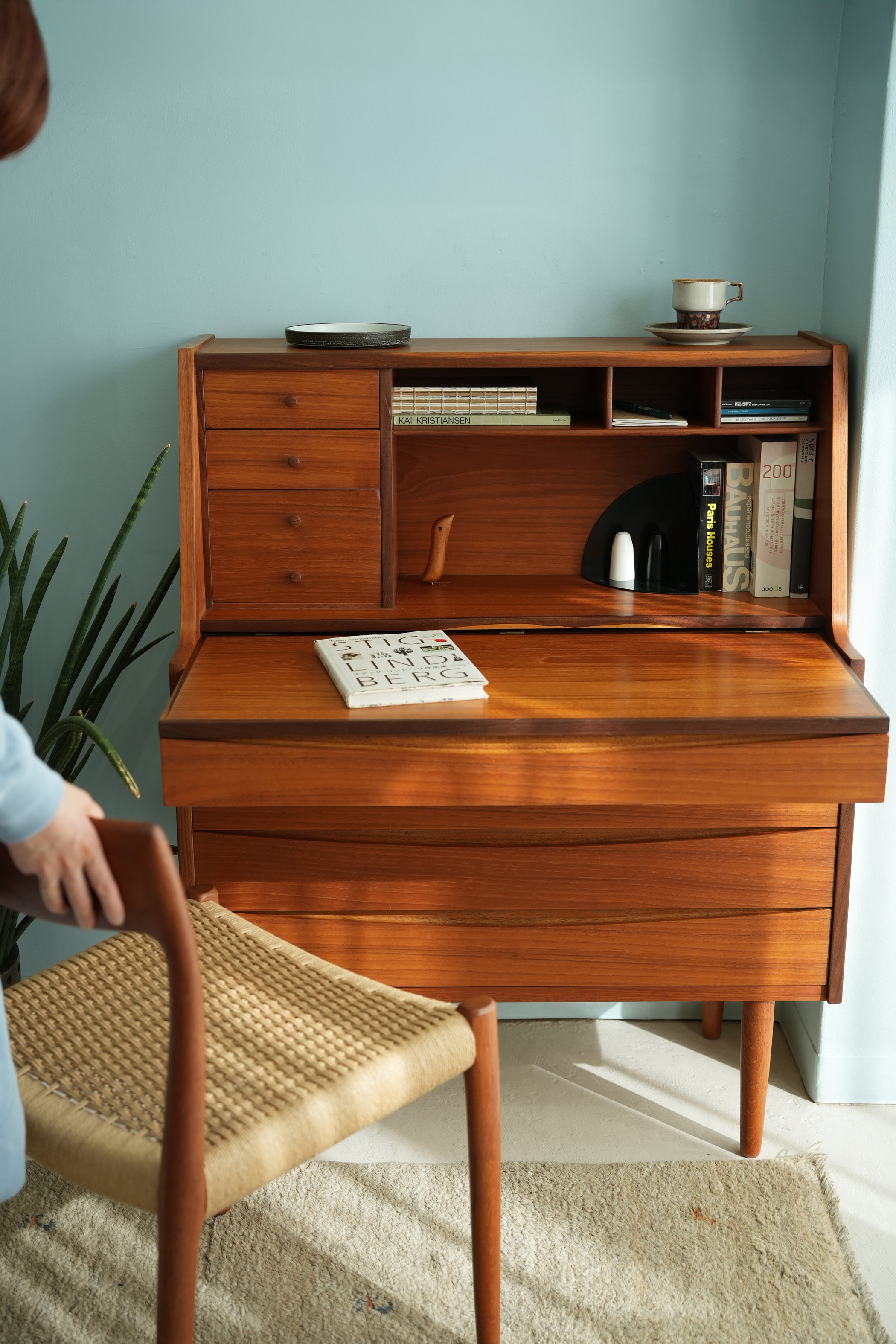 デンマークヴィンテージ ライティングビューロー ドレッサー 北欧家具/Writing Bureau Dresser Danish