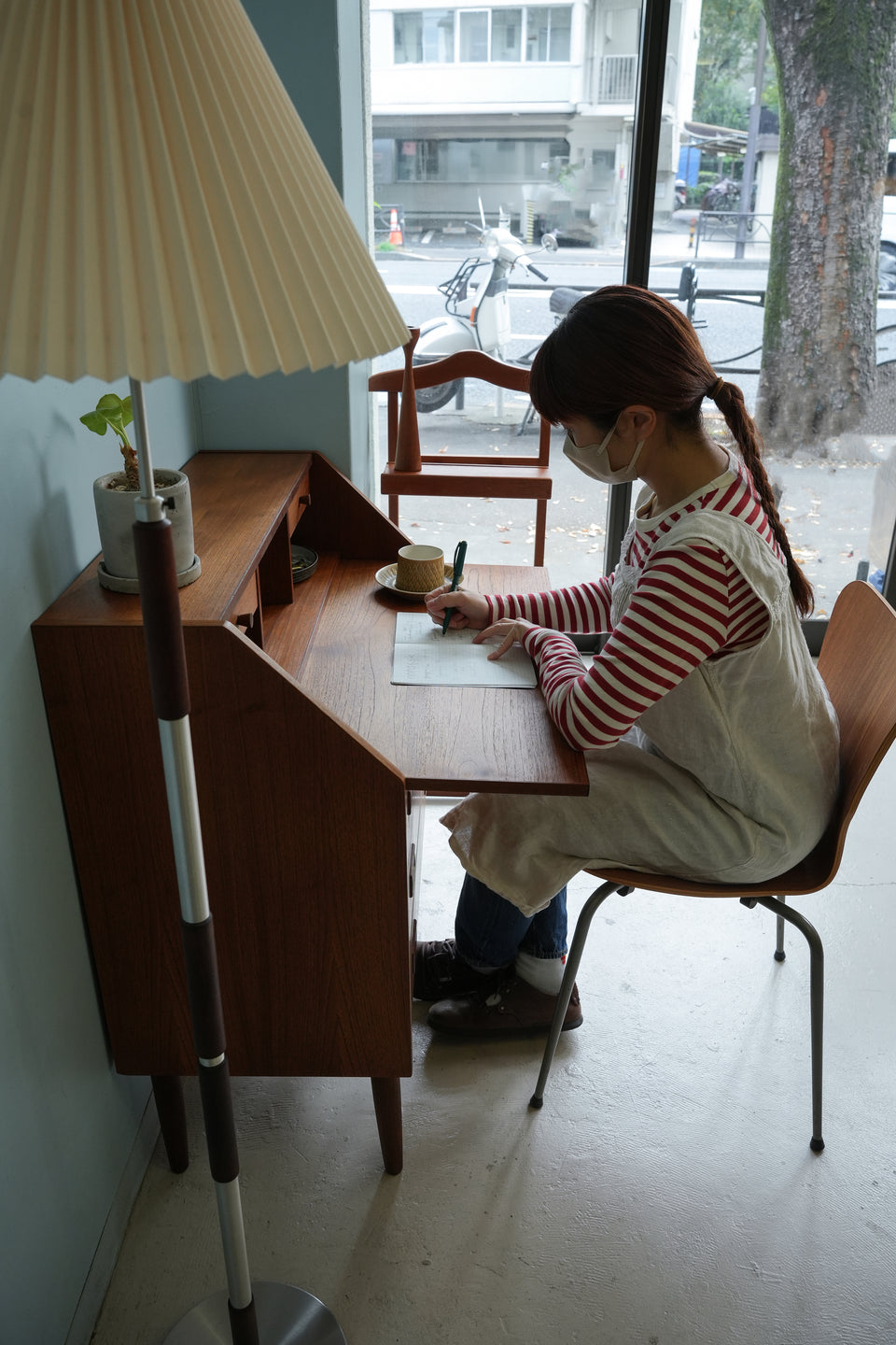 Writing Bureau Dresser Danish Vintage/デンマークヴィンテージ ライティングビューロー ドレッサー ミラー付き 北欧家具