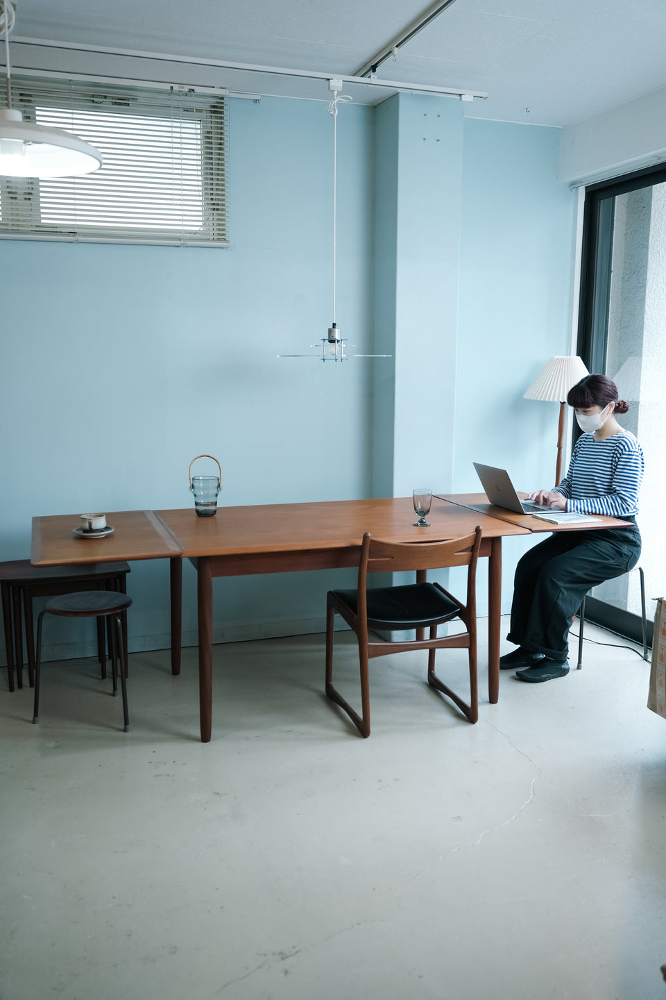 Draw Leaf Extension Dining Table Danish Vintage/デンマークヴィンテージ エクステンションダイニングテーブル チーク材
