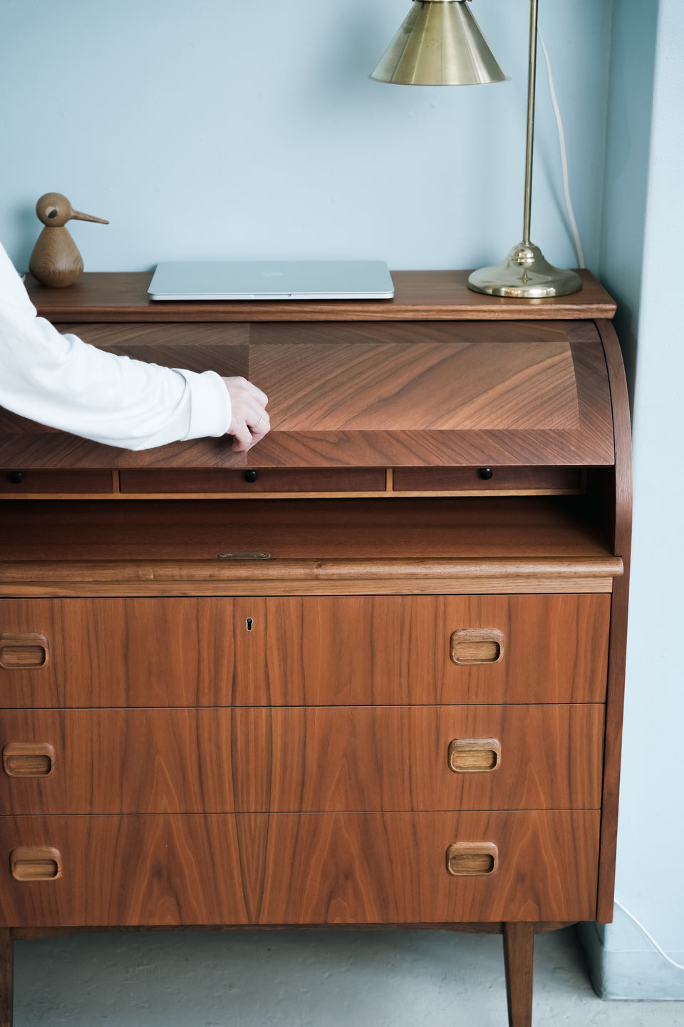 Roll Top Writing Bureau Swedish Vintage/スウェーデンヴィンテージ ロールトップ ライティングビューロー
