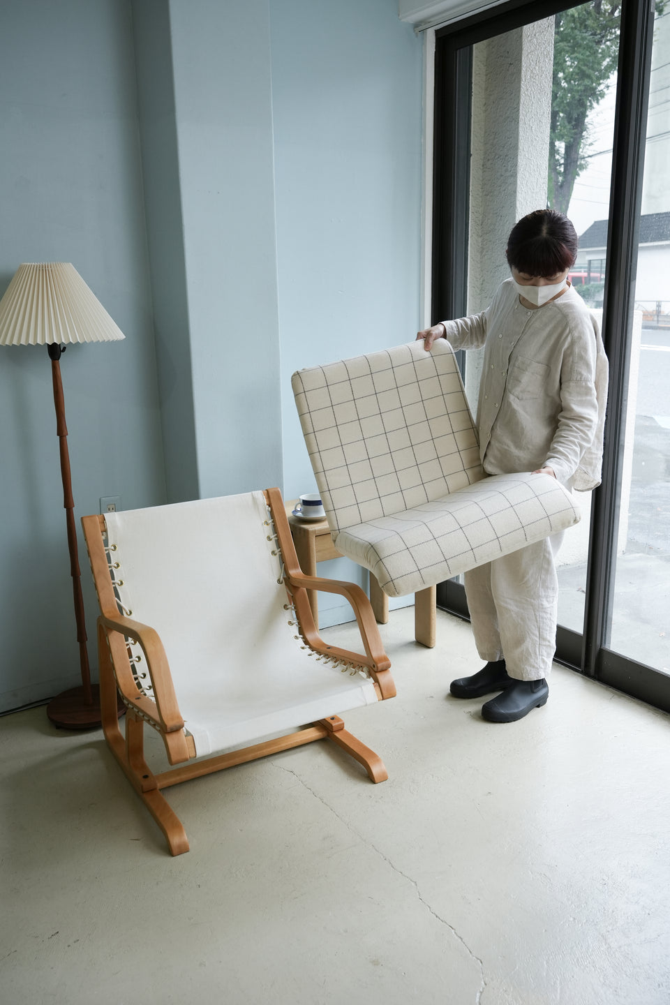 Scandinavian Vintage Beech Plywood Easy Chair/北欧ヴィンテージ イージーチェア ビーチ材 プライウッド