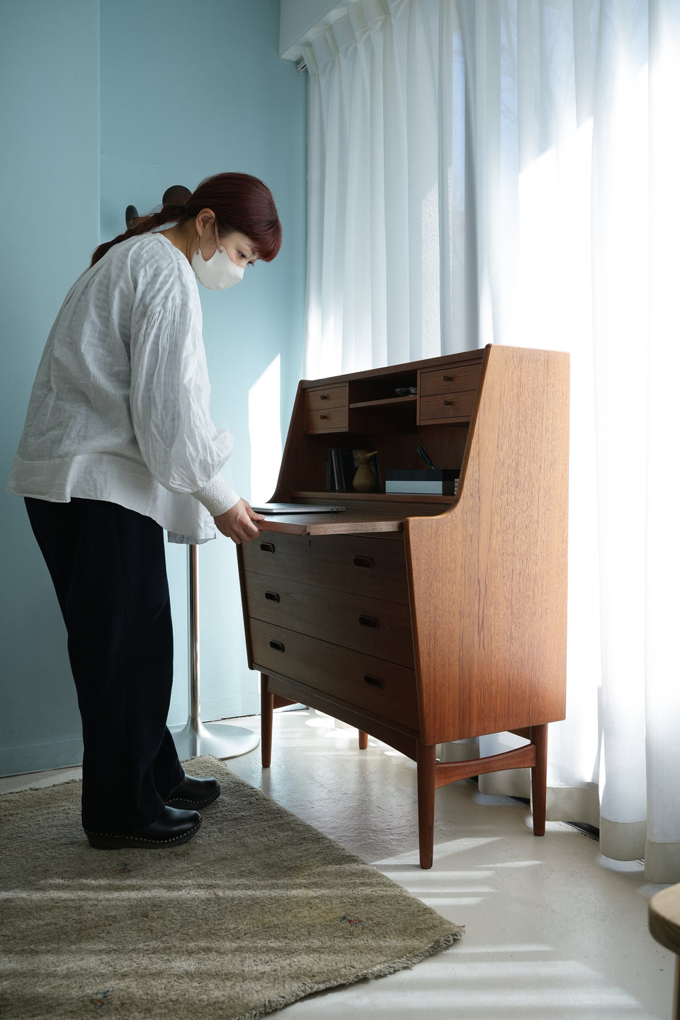 Arne Wahl Iversen Writing Bureau Vinde Mobelfabrik/デンマークヴィンテージ アルネ・ウォール・イヴェルセン ライティングビューロー 北欧家具