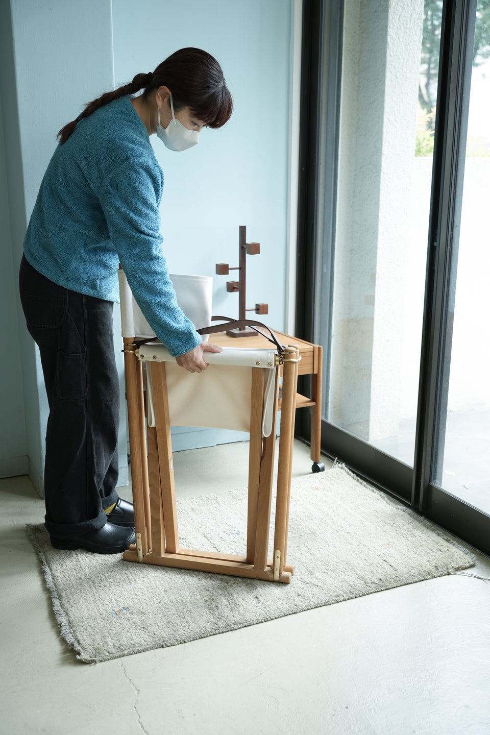 Danish Vintage Mogens Koch Folding Chair MK16 Interna/デンマークヴィンテージ モーエンス・コッホ フォールディングチェア インテルナ