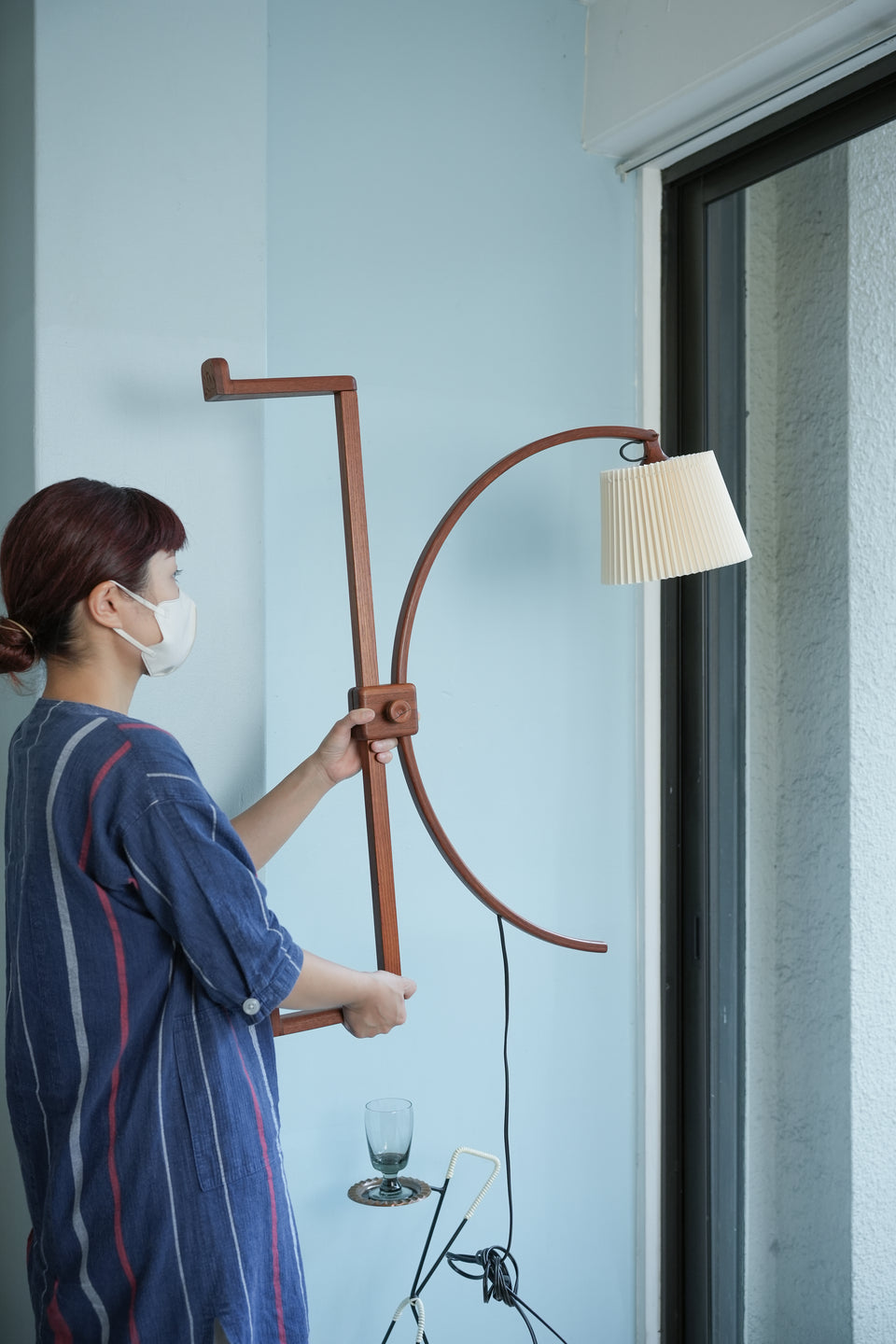 Danish Vintage Teak Adjustable Wall Lamp/デンマークヴィンテージ ウォールランプ チーク材