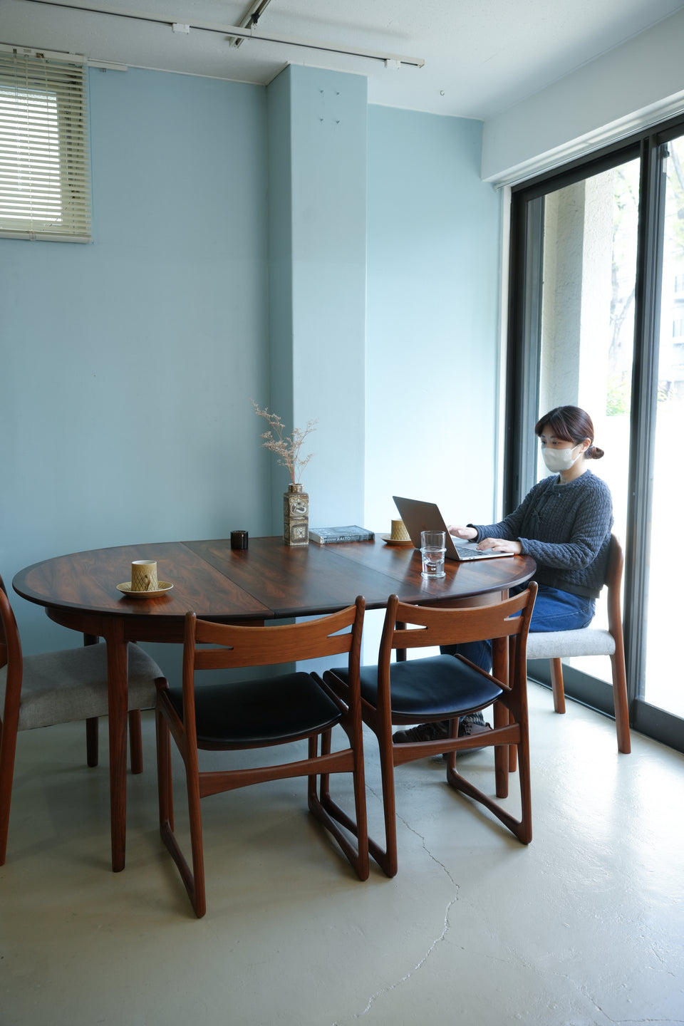 Norway Vintage Bruksbo Darby Extension Dining Table Torbjørn Afdal/ノルウェーヴィンテージ ブルクスボ エクステンションダイニングテーブル トールビョルン・アフダル ローズウッド材