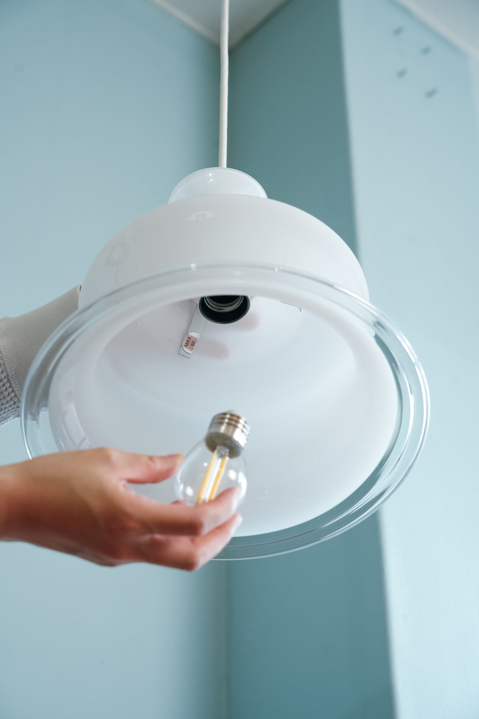 Vintage Holmegaard Pendant Light Sonate/ホルムガード ペンダントライト ソナタ デンマークヴィンテージ