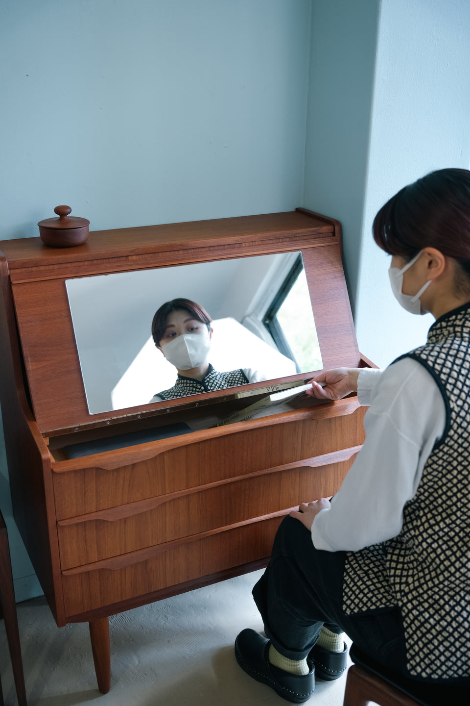 Writing Bureau Dresser Danish Vintage/デンマークヴィンテージ ライティングビューロー ドレッサー