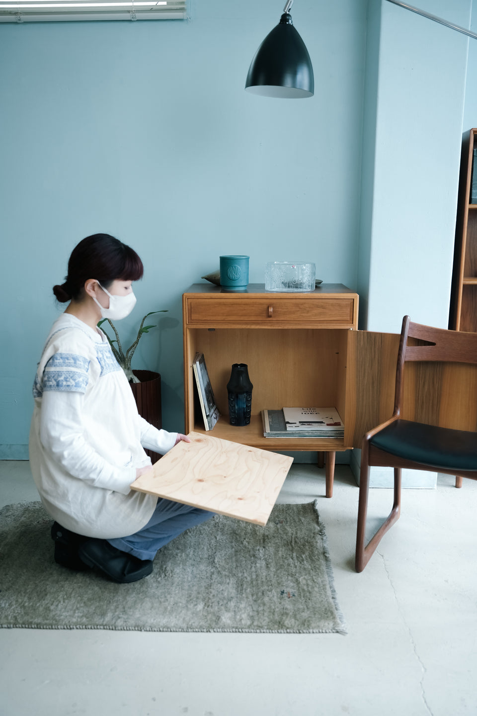 Bodafors Facett Small Cabinet Bertil Fridhagen/スウェーデンヴィンテージ ボダフォース スモールキャビネット バーティル・フリードハーゲン