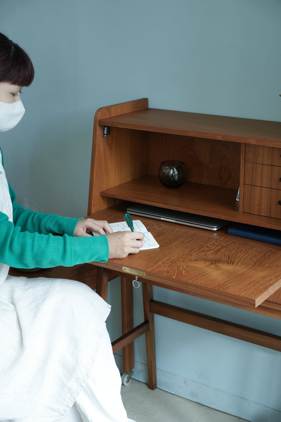 Swedish Vintage Teak Writing Bureau/スウェーデンヴィンテージ ライティングビューロー チーク材