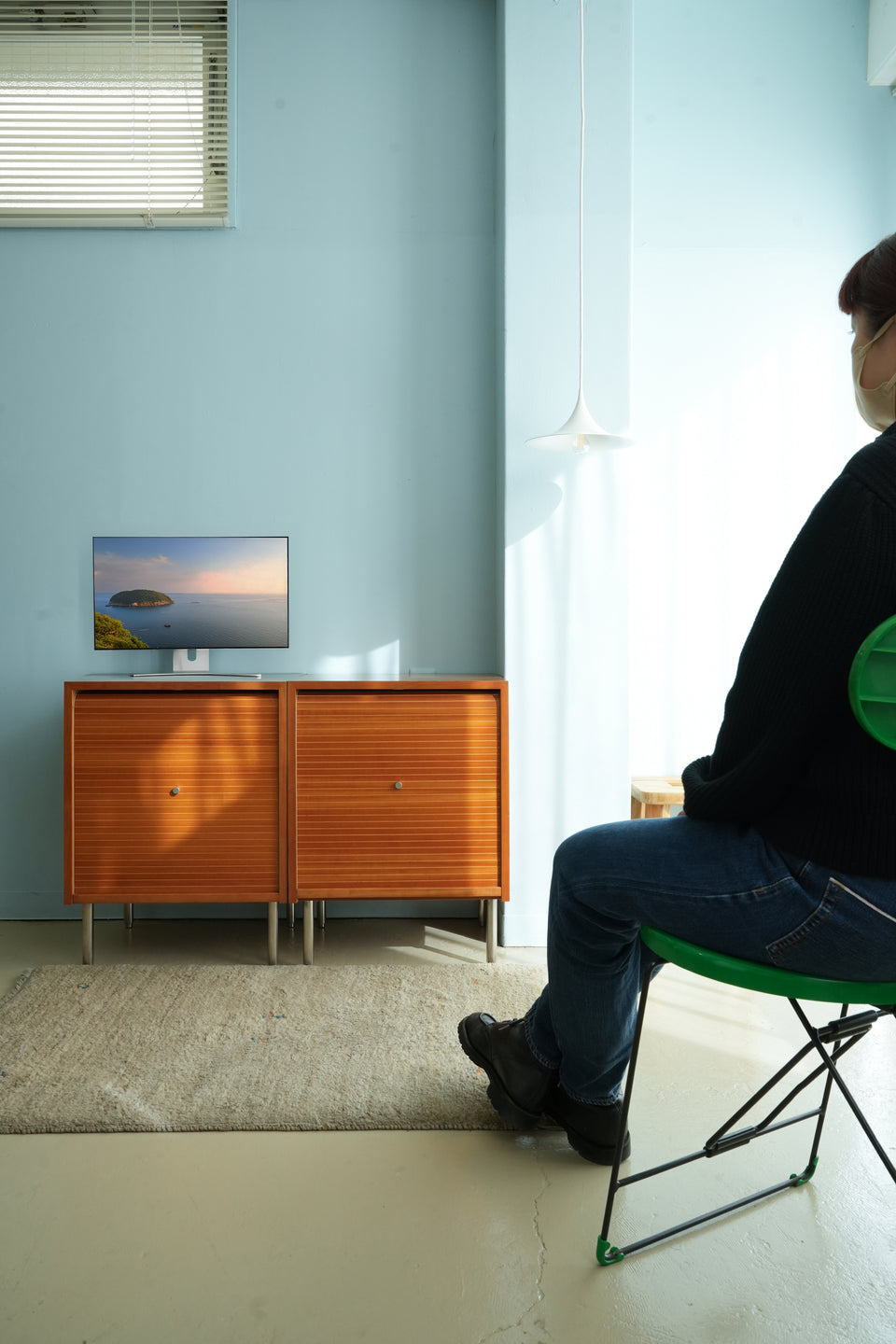 Punt Mobles Shutter Small Cabinet/スモールキャビネット 蛇腹扉 スペイン家具