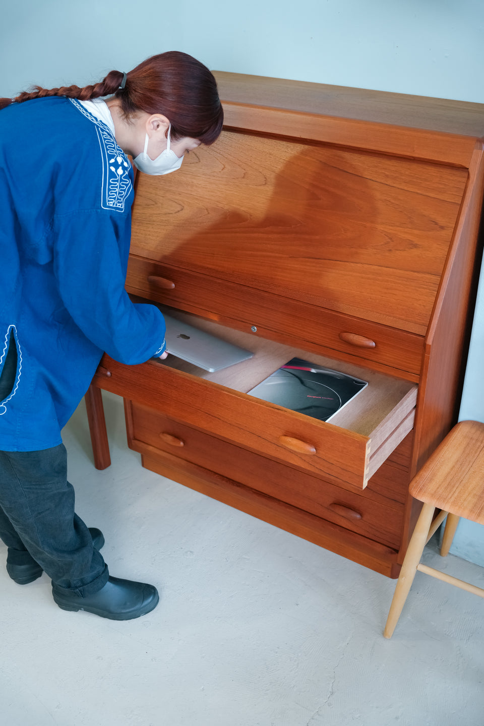 Danish Vintage Dyrlund Writing Bureau/デンマークヴィンテージ デューロン ライティングビューロー