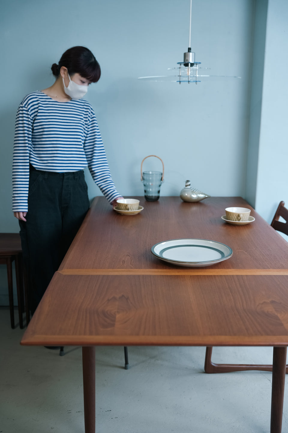 Draw Leaf Extension Dining Table Danish Vintage/デンマークヴィンテージ エクステンションダイニングテーブル チーク材
