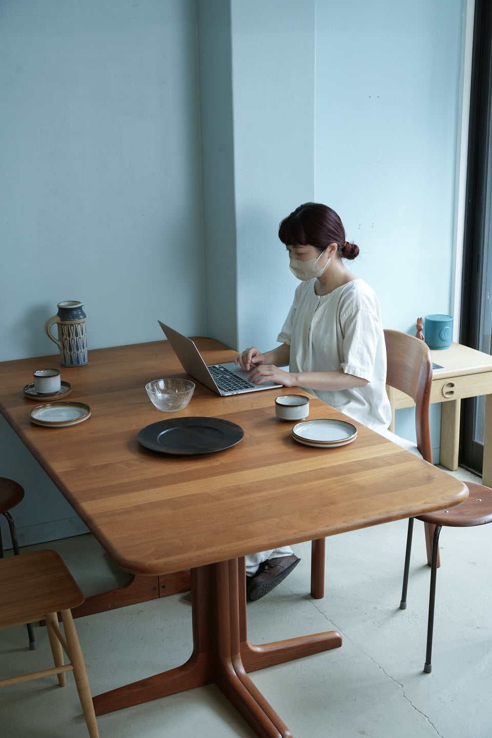 Solid Teak Extension Dining Table Danish Vintage/デンマークヴィンテージ エクステンション ダイニングテーブル チーク材
